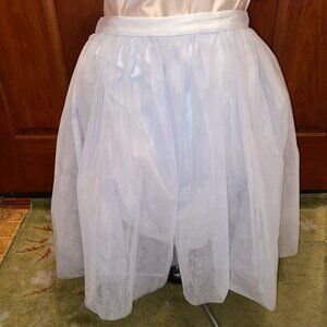Lauren Conrad Disney Cinderella Pale Blue Tulle Skirt NWOT Large
